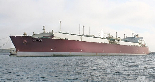 Con tàu vận chuyển LNG lớn nhất thế giới cập cảng Trung Quốc Con tàu vận chuyển LNG lớn nhất thế giới cập cảng Trung Quốc