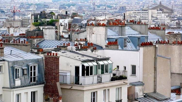 Câu chuyện về chiếc ống khói trên những mái nhà ở Paris