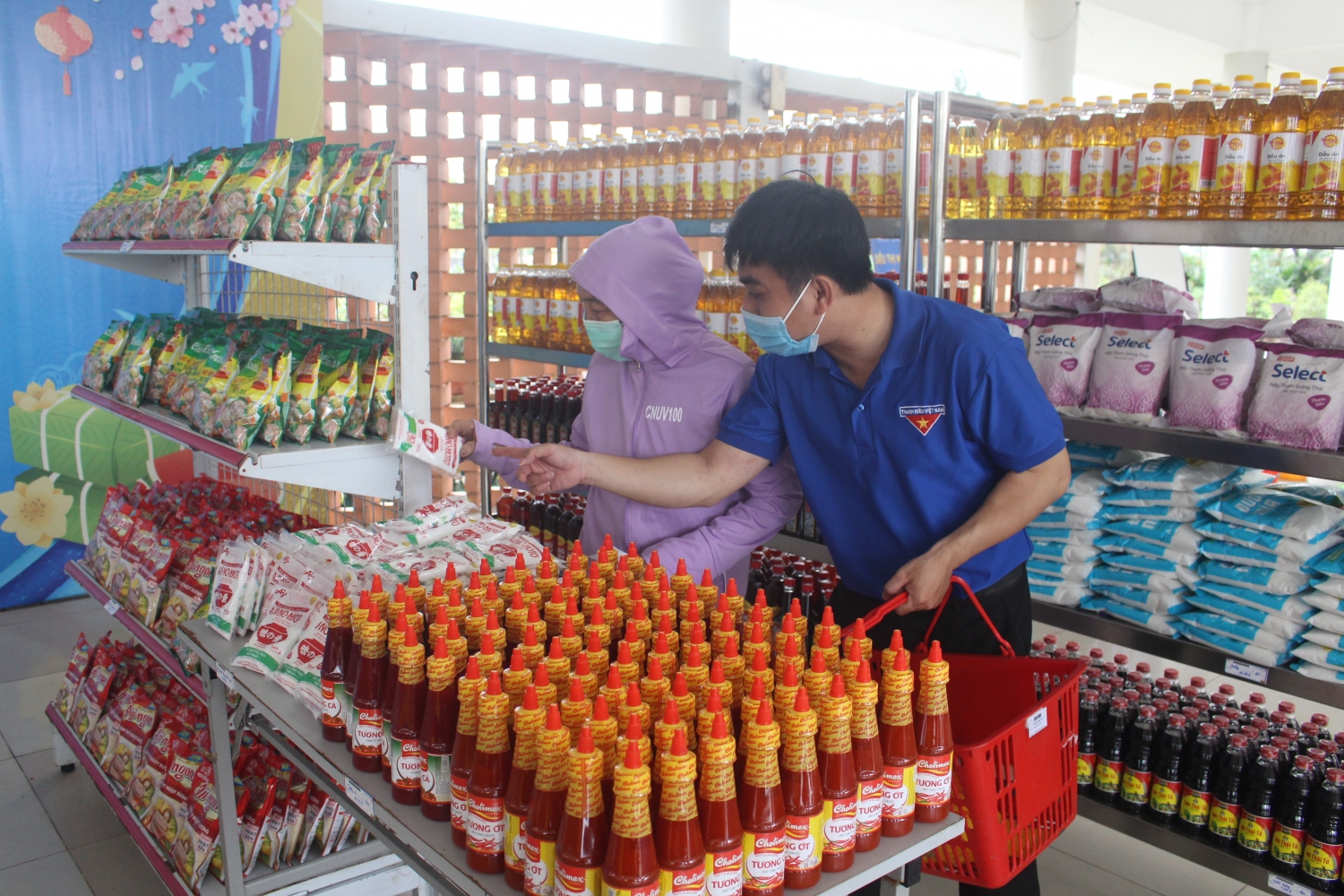 “Siêu thị 0 đồng” cho người nghèo sắm Tết