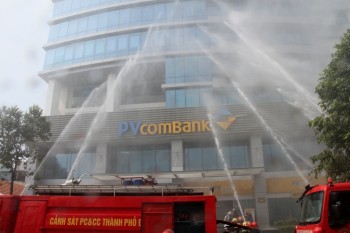 Tòa nhà PVcomBank Đà Nẵng diễn tập PCCC
