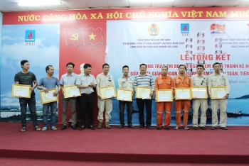 DQS tổng kết 60 ngày đêm thi đua sửa chữa giàn khoan Cửu Long