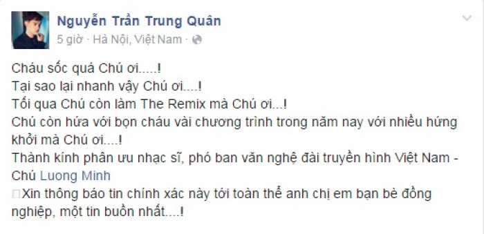 nhac si luong minh dot tu