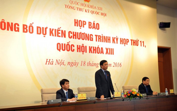 ky hop 11 quoc hoi khoa xiii danh nhieu thoi gian cho cong tac nhan su
