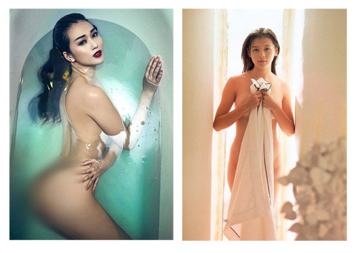Khánh My "khoe" ảnh nude 100%, Từ Nhược Tuyên lộ ảnh "quá khứ"