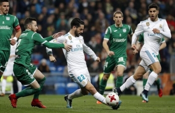 Link xem trực tiếp bóng đá Real Madrid vs Leganes (Cup Nhà vua), 3h30 ngày 10/1