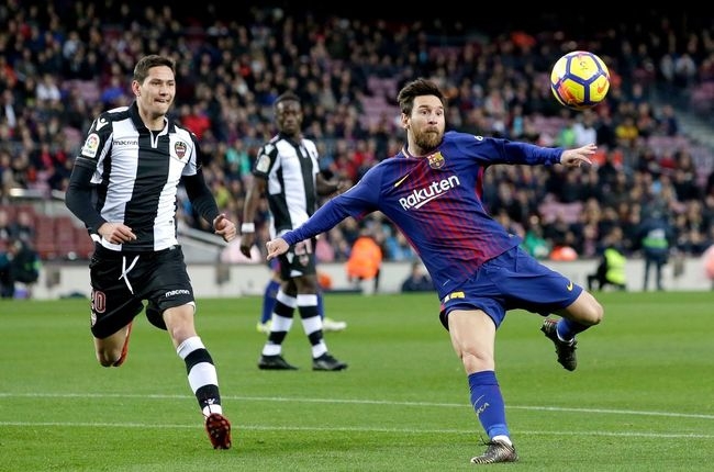 Xem trực tiếp bóng đá Levante vs Barcelona, 3h30 ngày 11/1 (Cup Nhà vua TBN)