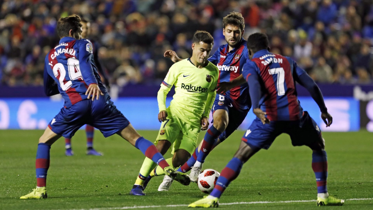 Xem trực tiếp bóng đá Barcelona vs Levante (Cup Nhà vua), 3h30 ngày 18/1