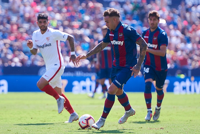 xem truc tiep bong da sevilla vs levante la liga 19h ngay 261