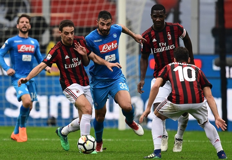 Xem trực tiếp bóng đá AC Milan vs Napoli (SERIE A), 2h30 ngày 27/1