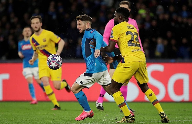 Barca cầm hòa Napoli