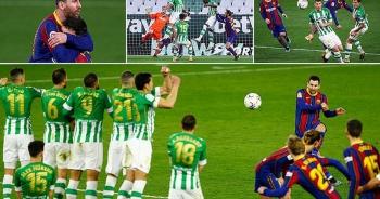 Messi lập công, Barcelona chiếm vị trí thứ hai của Real Madrid