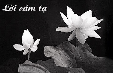 LỜI CẢM TẠ