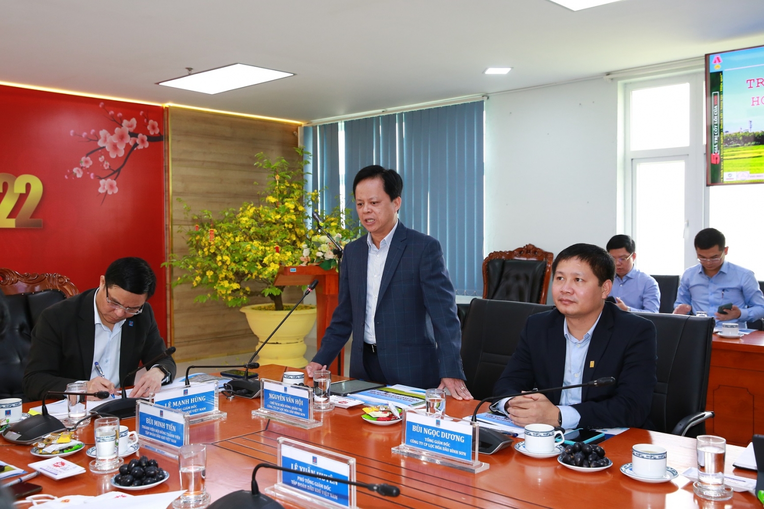 Tổng Giám đốc Petrovietnam Lê Mạnh Hùng làm việc tại BSR