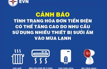EVN cảnh báo hoá đơn tiền điện có thể tăng cao