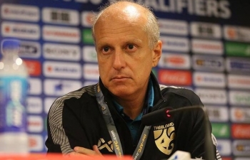 HLV U23 Thái Lan Alexandre Gama: “Tôi bất ngờ với tỉ số trận đấu”