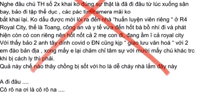 Triệu tập ba người tung tin về 