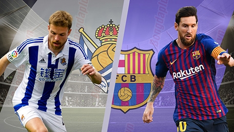 Xem trực tiếp Sociedad vs Barcelona ở đâu?