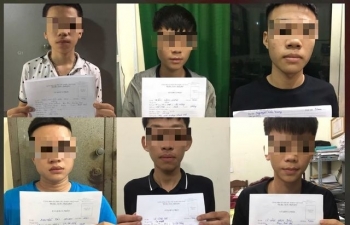 Bắt 9 côn đồ nhí nghi chém người dã man bằng dao mổ lợn