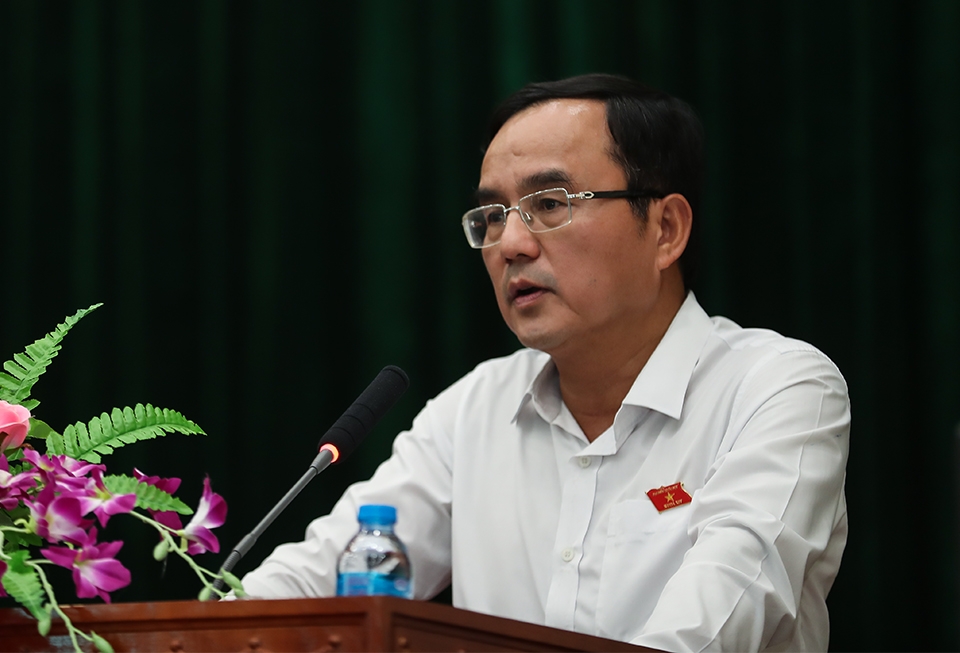 Đoàn Đại biểu Quốc hội khóa XIV thành phố Hà Nội tiếp xúc cử tri trước kỳ họp thứ bảy