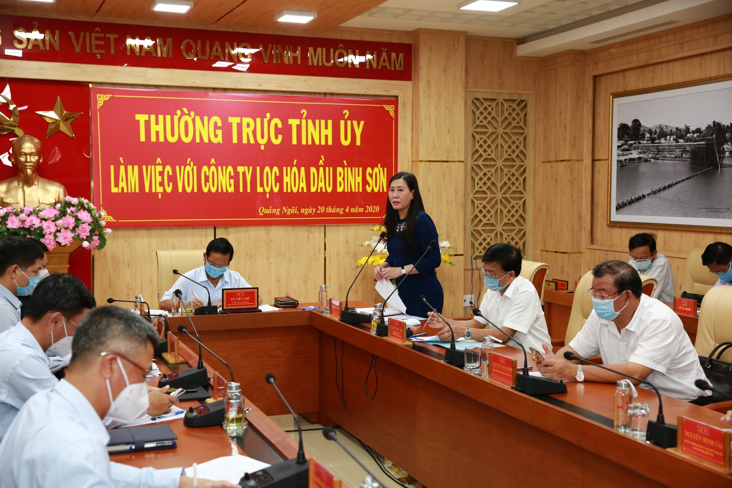 Tỉnh Quảng Ngãi đồng hành cùng BSR vượt bão kép Covid-19 và giá dầu giảm