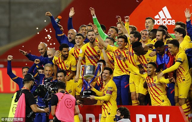 Messi lập cú đúp, Barcelona giành chức vô địch Cúp Nhà vua