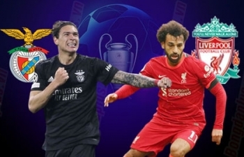 Link xem trực tiếp Benfica vs Liverpool (Tứ kết Cup C1 Châu Âu), 2h ngày 6/4