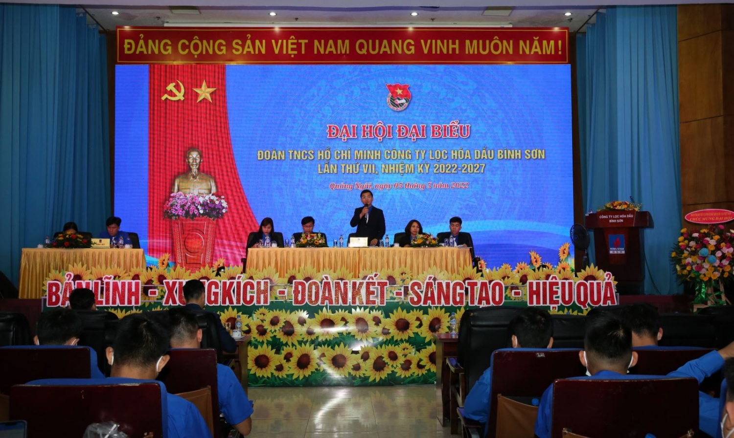 Đoàn TNCS Hồ Chí Minh Công ty BSR tổ chức Đại hội đại biểu lần thứ VII nhiệm kỳ 2022 – 2027 Đoàn TNCS Hồ Chí Minh Công ty BSR tổ chức Đại hội đại biểu lần thứ VII nhiệm kỳ 2022 – 2027