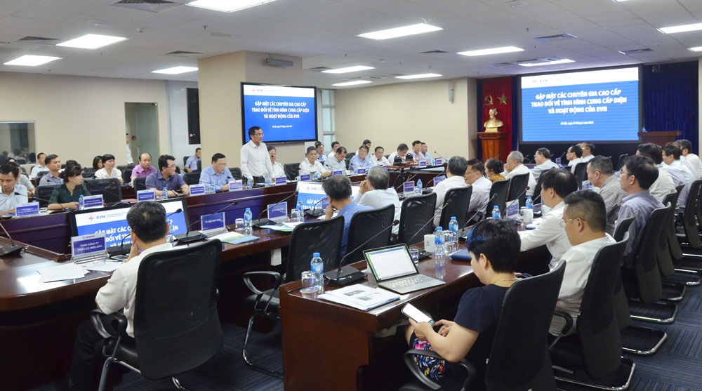 EVN làm việc với các chuyên gia kinh tế cao cấp