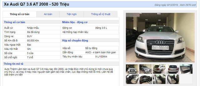 Biến động thị trường xe mới khiến xe sang đời cũ mất giá hàng loạt
