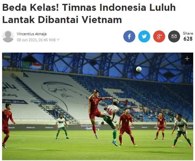 Báo Indonesia nói gì sau trận thua đậm trước đội tuyển Việt Nam? - 1