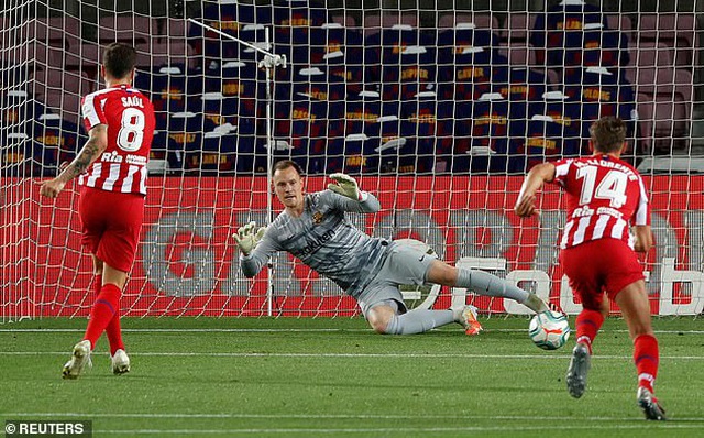 Messi ghi bàn, Barcelona hòa Atletico trong trận cầu có 3 quả penalty