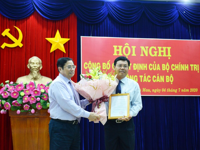 Ông Nguyễn Tiến Hải làm Bí thư Tỉnh ủy Cà Mau