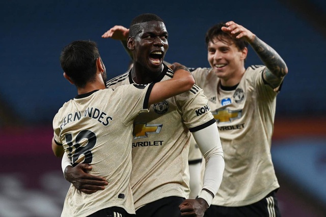 Aston Villa 0-3 Man Utd: Fernandes, Greenwood và Pogba lập công