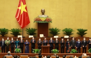4 Phó Chủ tịch ra mắt Quốc hội khóa XV