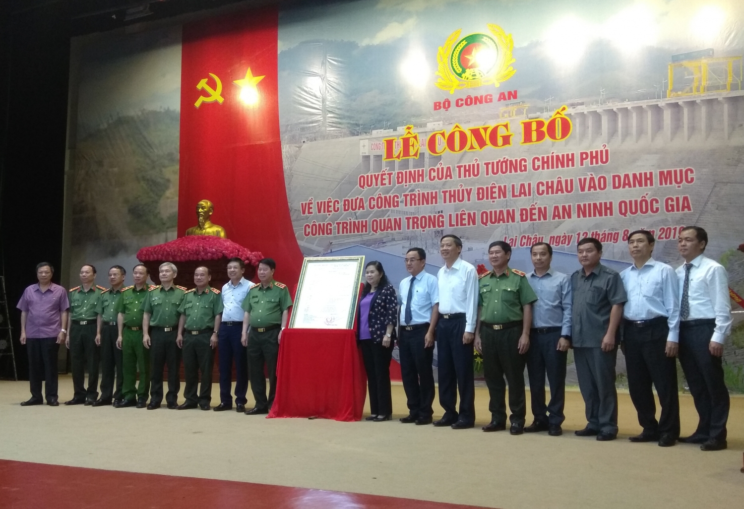 Công trình thủy điện Lai Châu được đưa vào danh mục các công trình quan trọng liên quan đến an ninh Quốc gia