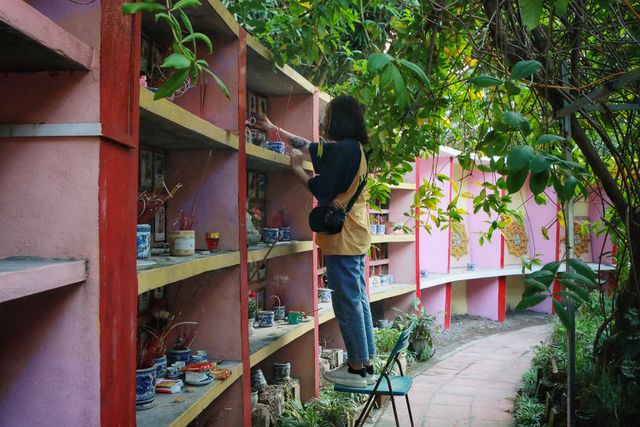 Người Hà Nội đi tảo mộ thú cưng, khóc nức nở trước di ảnh vật nuôi