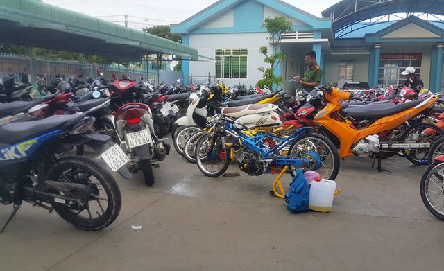 vay bat 140 quai xe dua xe trai phep tren quoc lo 1a