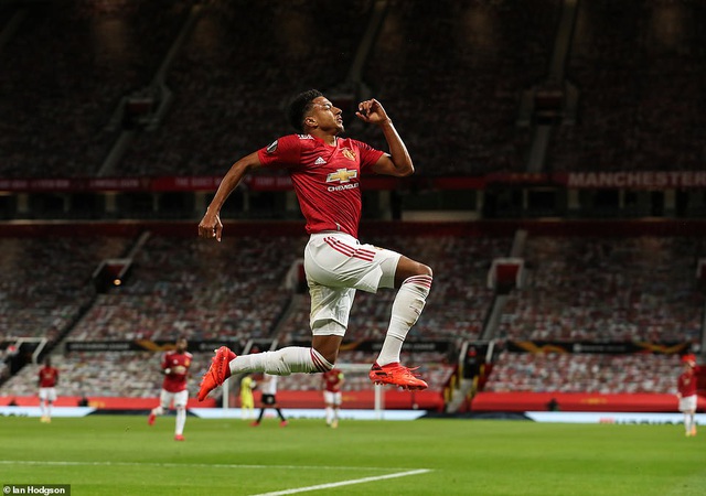 Lingard và Martial ghi bàn, Man Utd lọt vào tứ kết Europa League
