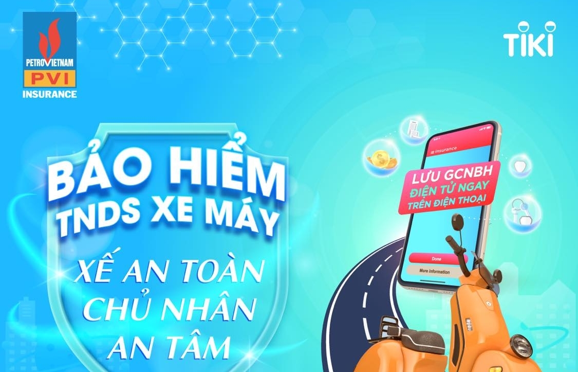 Bảo hiểm PVI và Tiki hợp tác triển khai sản phẩm bảo hiểm số