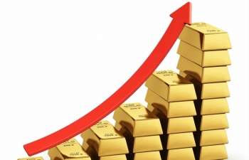 Giá vàng ngày 28/8 tăng dựng ngược sau bài phát biểu của Chủ tịch FED