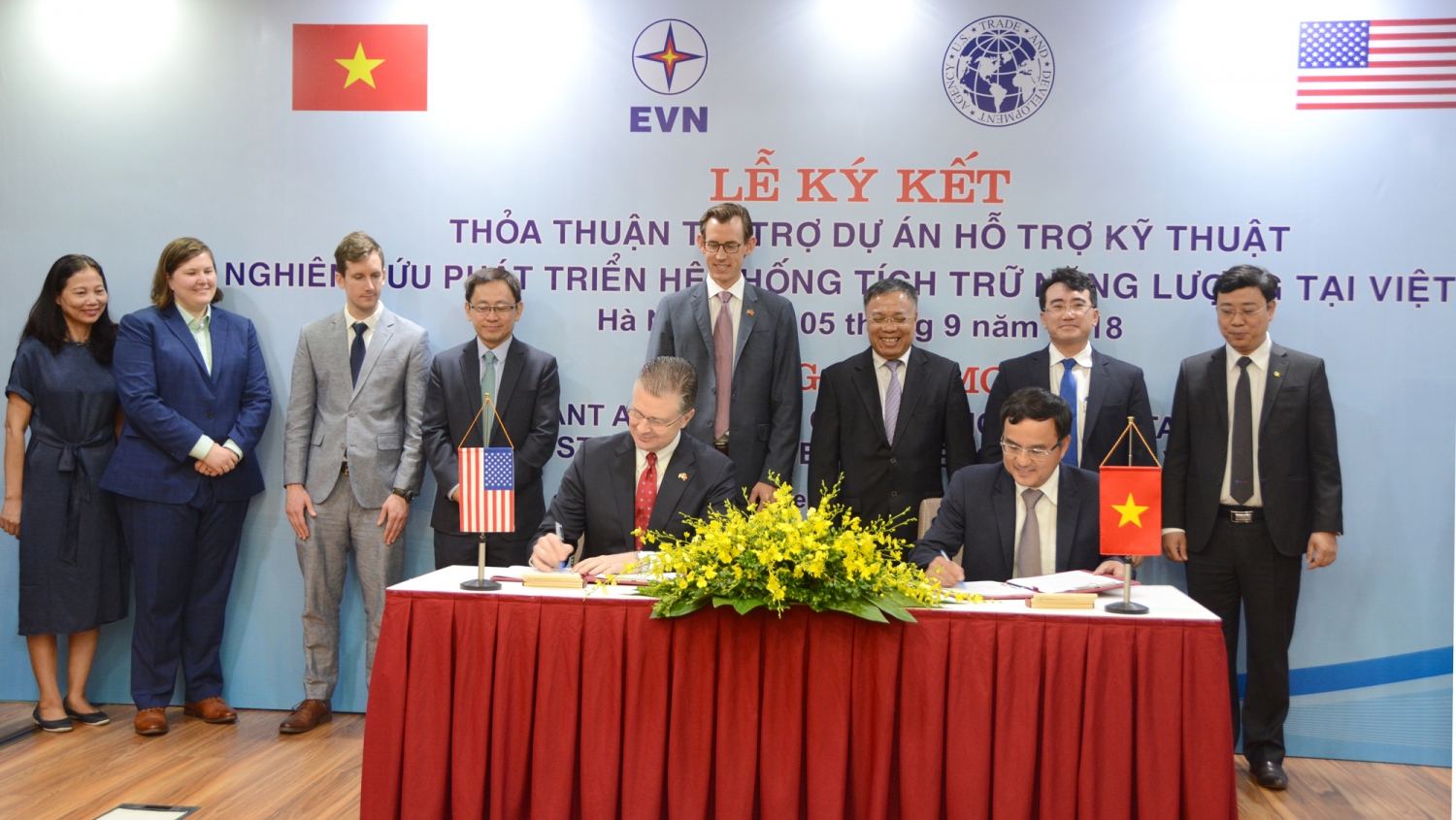 USTDA tài trợ cho EVN 17 tỷ đồng phát triển hệ thống tích trữ năng lượng