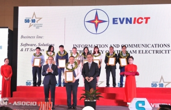 EVNICT đạt danh hiệu 50 Doanh nghiệp CNTT hàng đầu Việt Nam 2018