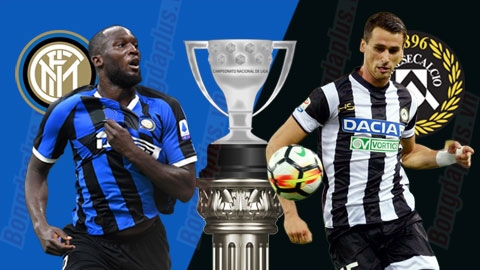 Link xem trực tiếp bóng đá Inter vs Udinese (VĐ Ý), 1h45 ngày 15/9