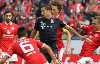Link xem trực tiếp bóng đá Mainz 05 vs Bayern Munich, 20h30 ngày 27/10