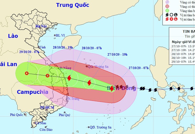 Bão số 9 tiếp tục tăng cường độ, đêm nay nhiều tỉnh miền Trung mưa to - 1 Bão số 9 tiếp tục tăng cường độ, đêm nay nhiều tỉnh miền Trung mưa to - 1