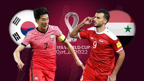 Link xem trực tiếp Hàn Quốc vs Syria (Vòng loại World Cup 2022), 18h ngày 7/10