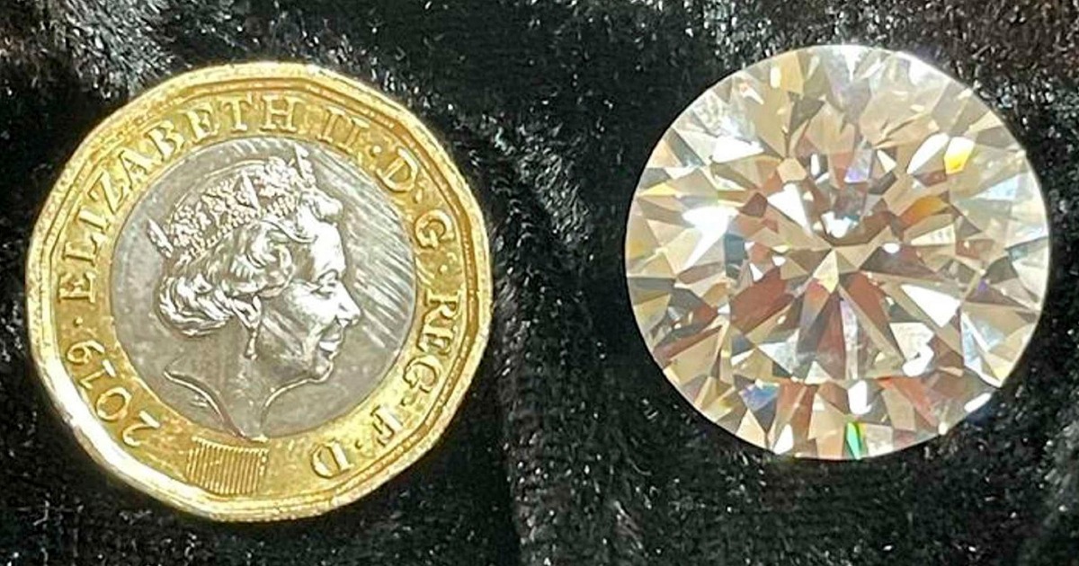 Viên kim cương giá gần 3 triệu USD suýt bị vứt vào thùng rác