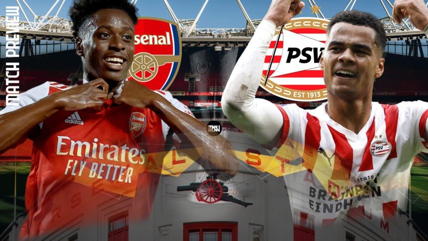 Link xem trực tiếp Arsenal vs PSV Eindhoven (Cup C2 Châu Âu), 0h ngày 21/10