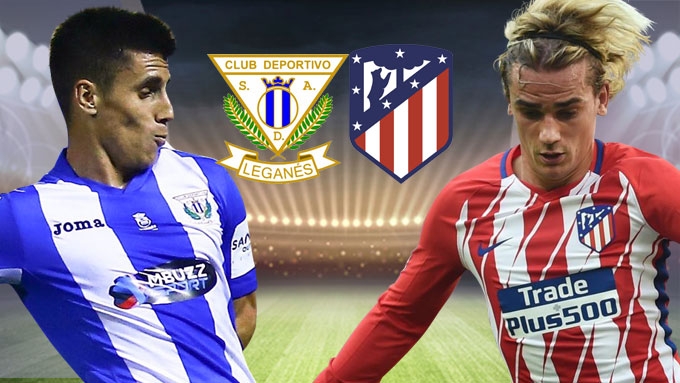 Xem trực tiếp bóng đá Leganes vs Atletico Madrid, 19h ngày 3/11