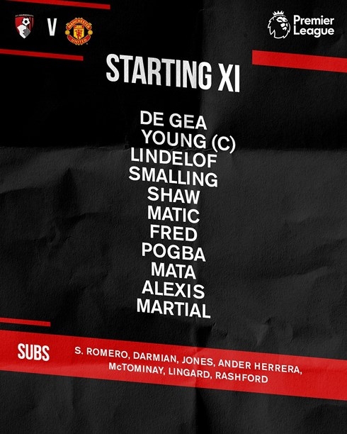 live tuong thuat truc tiep bournemouth vs man utd